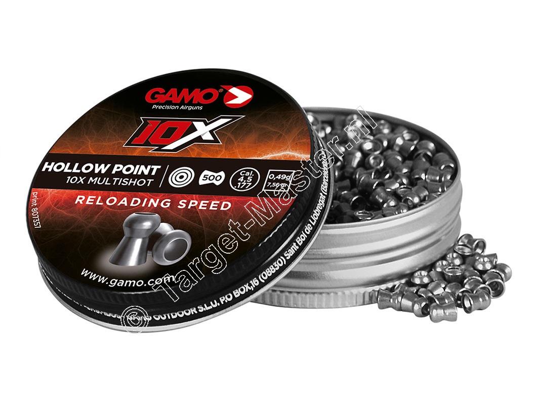 Gamo 10X Multishot 5.50mm Luchtdruk Kogeltjes blikje 250